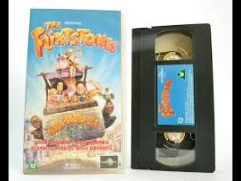 Original VHS Opening and Closing to The Flintstones UK VHS Tape