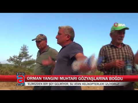 ORMAN YANGINI MUHTARI GÖZYAŞLARINA BOĞDU
