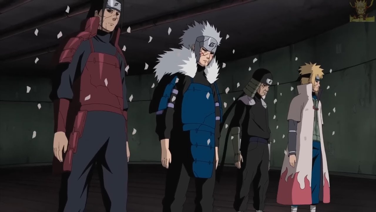 Orochimaru Summons Four Hokages | English Dub | Episode 366