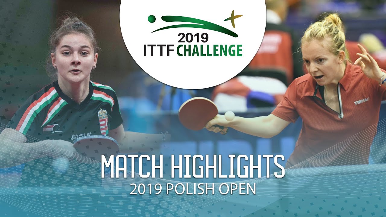 Orsolya Feher vs Laura Pfefer | 2019 ITTF Polish Open Highlights (Group)