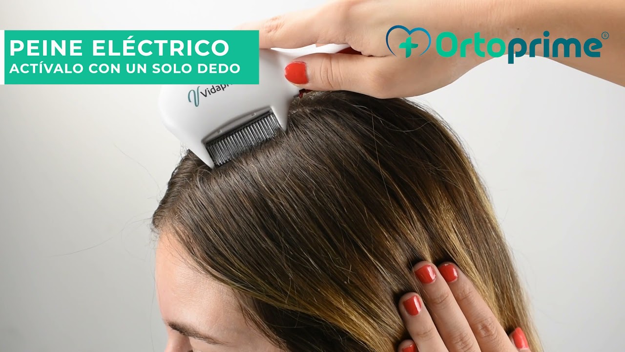 OrtoPrime Peine Eléctrico Anti Piojos y Liendres Profesional