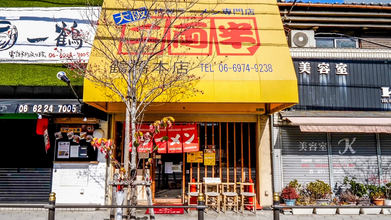 Osaka's Tonkotsu Ramen Shop! An impossible day to handle orders alone!