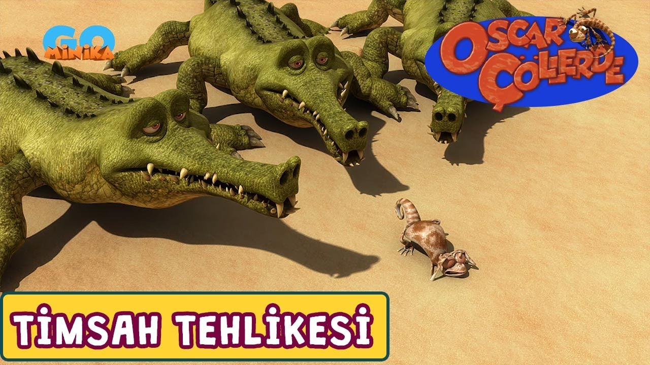 Oscar Çöllerde 🦎 | Timsah Tehlikesi | Minika