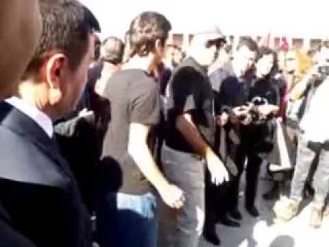 Osman Pamukoğlu Anıtkabir'de Halkla birlikte.