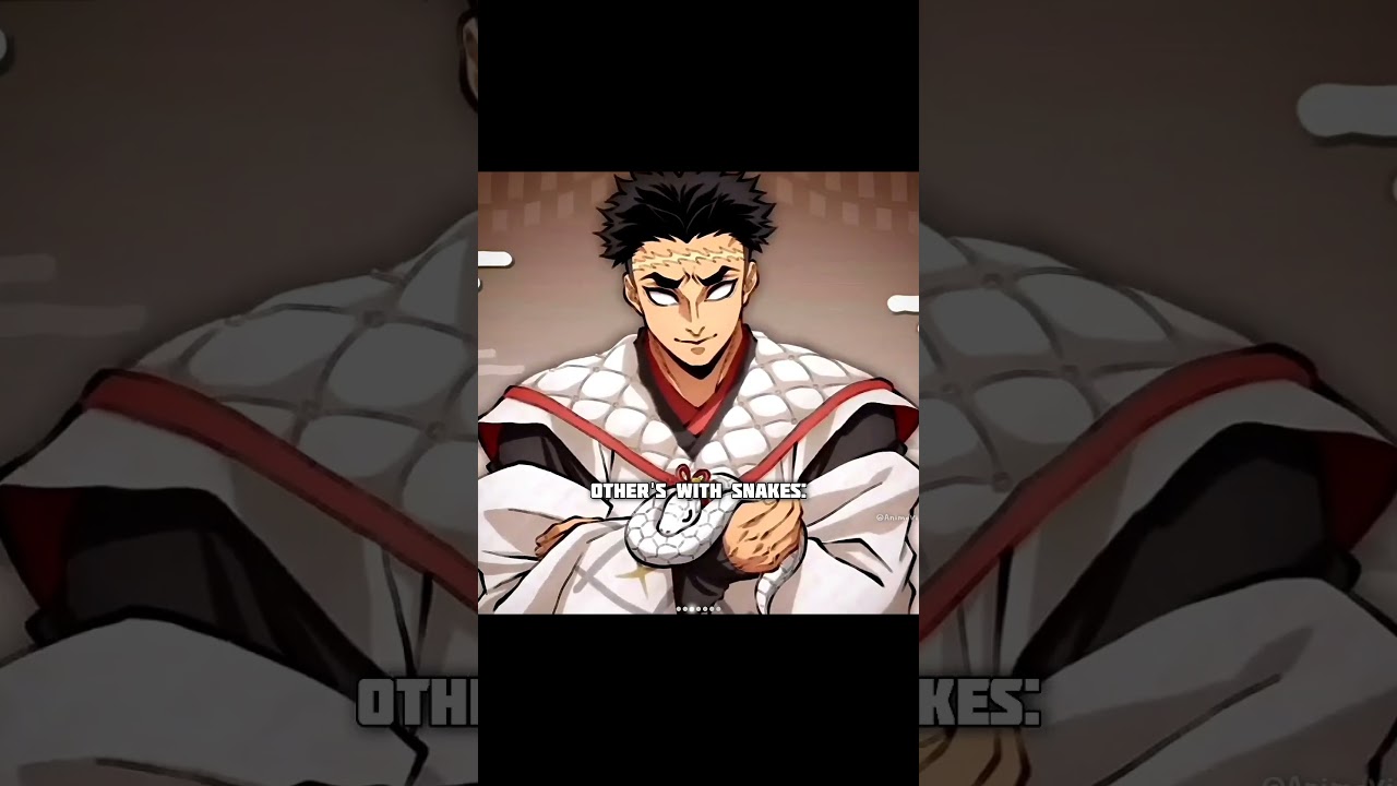 Other's with snakes: 👀🎀 | #anime #demonslayer #shorts