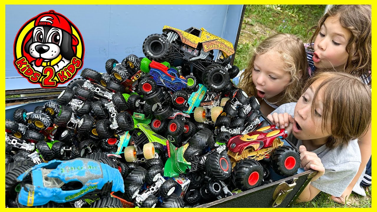 OUR 16 FAVORITE MONSTER TRUCKS COMPILATION - Monster Jam & Hot Wheels Monster Trucks of ALL SIZES!