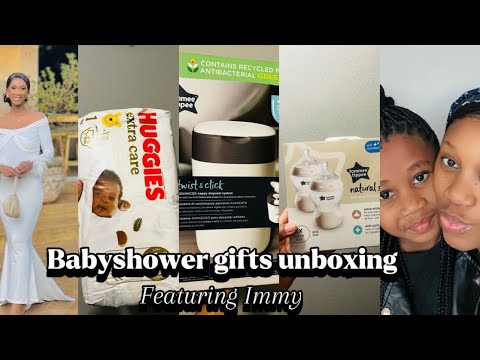 Our detailed baby shower gifts Haul ft Immy