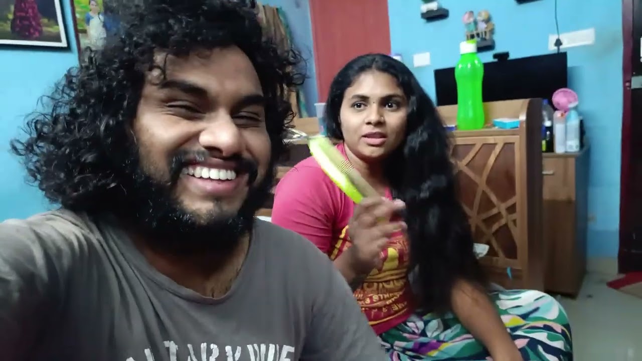 Our Night vlog in morning 😁 | SR Youtubers | Vaishnavy | Sharun Raj | Couple vlog | Malayali vlog |