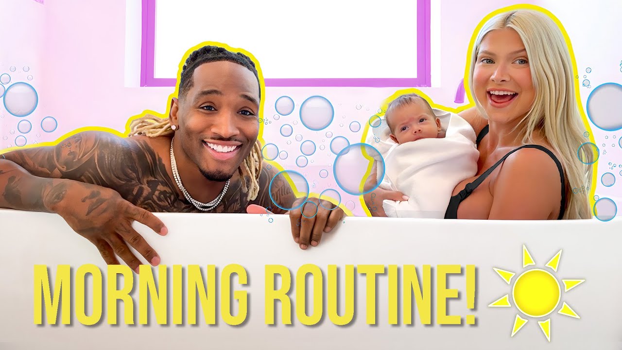 OUR OFFICIAL MORNING ROUTINE WITH A NEWBORN!!!