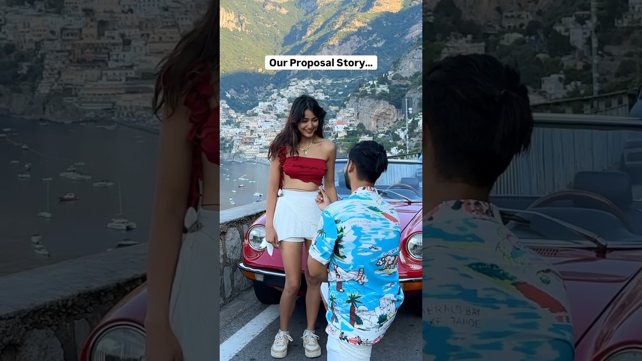 Our Proposal Story in Italy 🥹❤️ #Romantic #Couple
