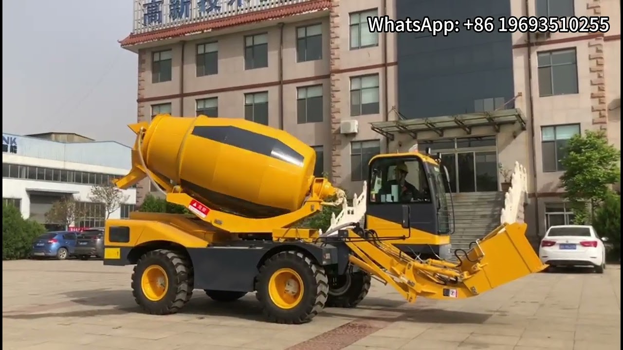 Output 3m3 Self Loading Mixer HK3.0 Front Steering Chinese Brand For Sale