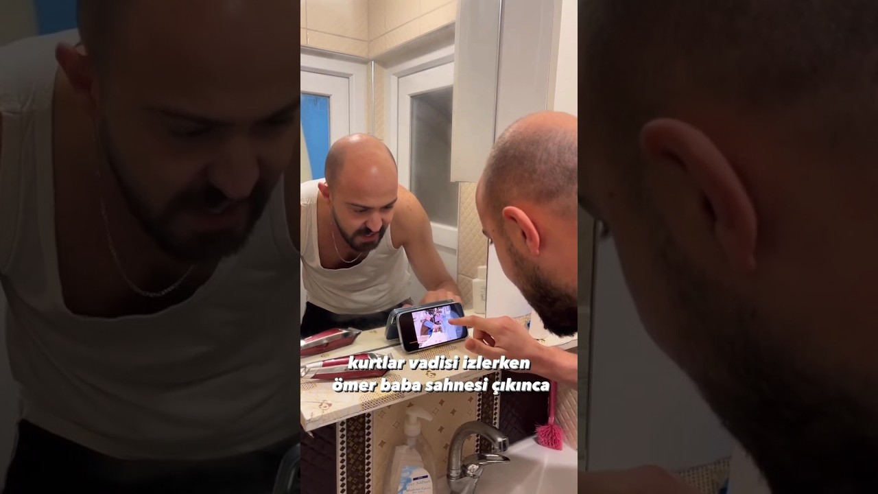 Oğuzhan Alpdoğan - Kurtlar Vadisi İzlerken Ömer Baba Sahnesi Çıkınca