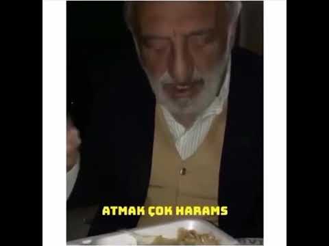ov yes nedens köpeğe vermeks lazıms yaşlı amca