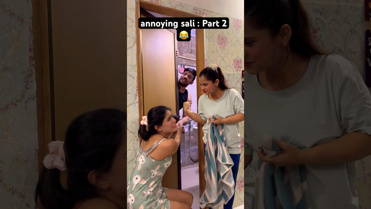 oversmart sali 😂😂 #trending #shorts #ytshorts #abhisha #couplecomedy #comedy #viral #jijasali