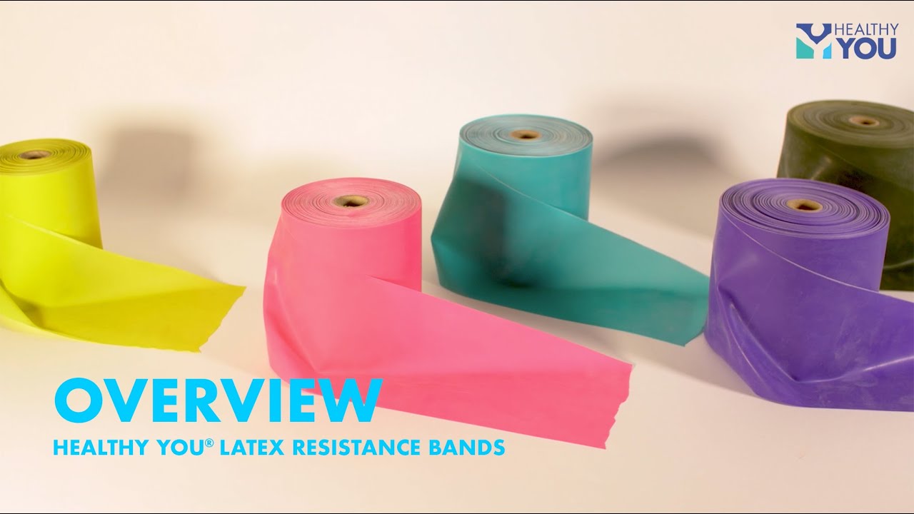 Overview of Healthy You Physical Therapy Bands Latex Resistance Band