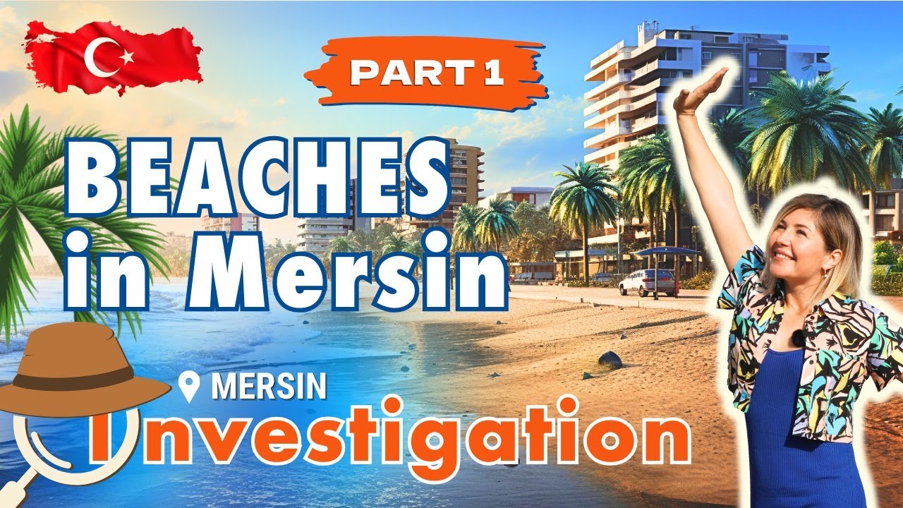 Overview of the Beaches in Mersin Turkey. Sea and Beaches Within the City