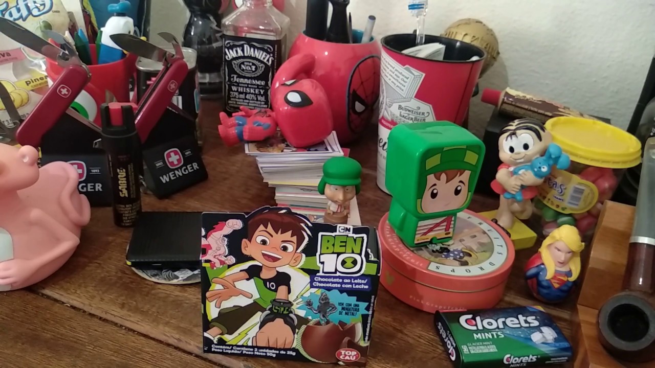 Ovo surpresa do Ben 10, miniaturas de metal!