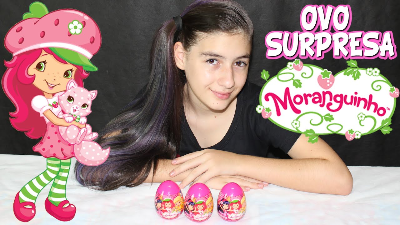 Ovo Surpresa Moranguinho (Brinquedo, Resenha, Ovinho, Coleção, Miniatura)
