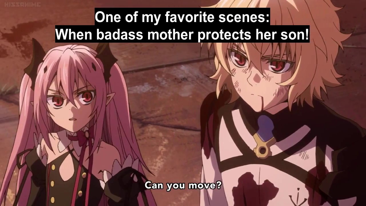 [Owari no Seraph Ss2] Krul Tepes protects Mika