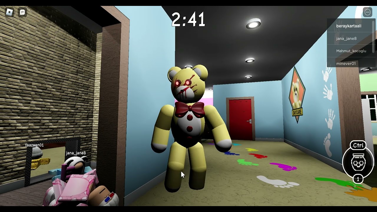 OYUNCAK AYI PEŞİMİZE DÜŞTÜ!!! /ROBLOX TEDDY