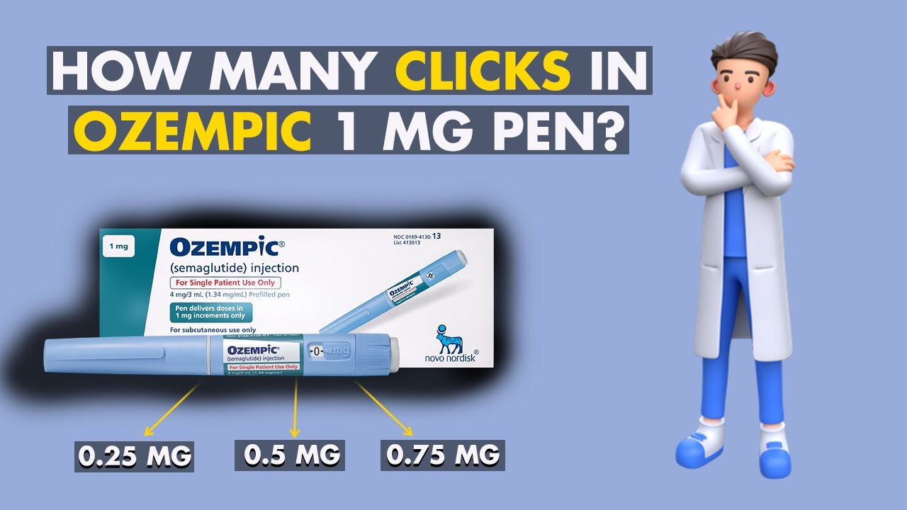 Ozempic Clicks Explained! Measure 0.25 mg & 0.5 mg from 1mg Pen! 💉