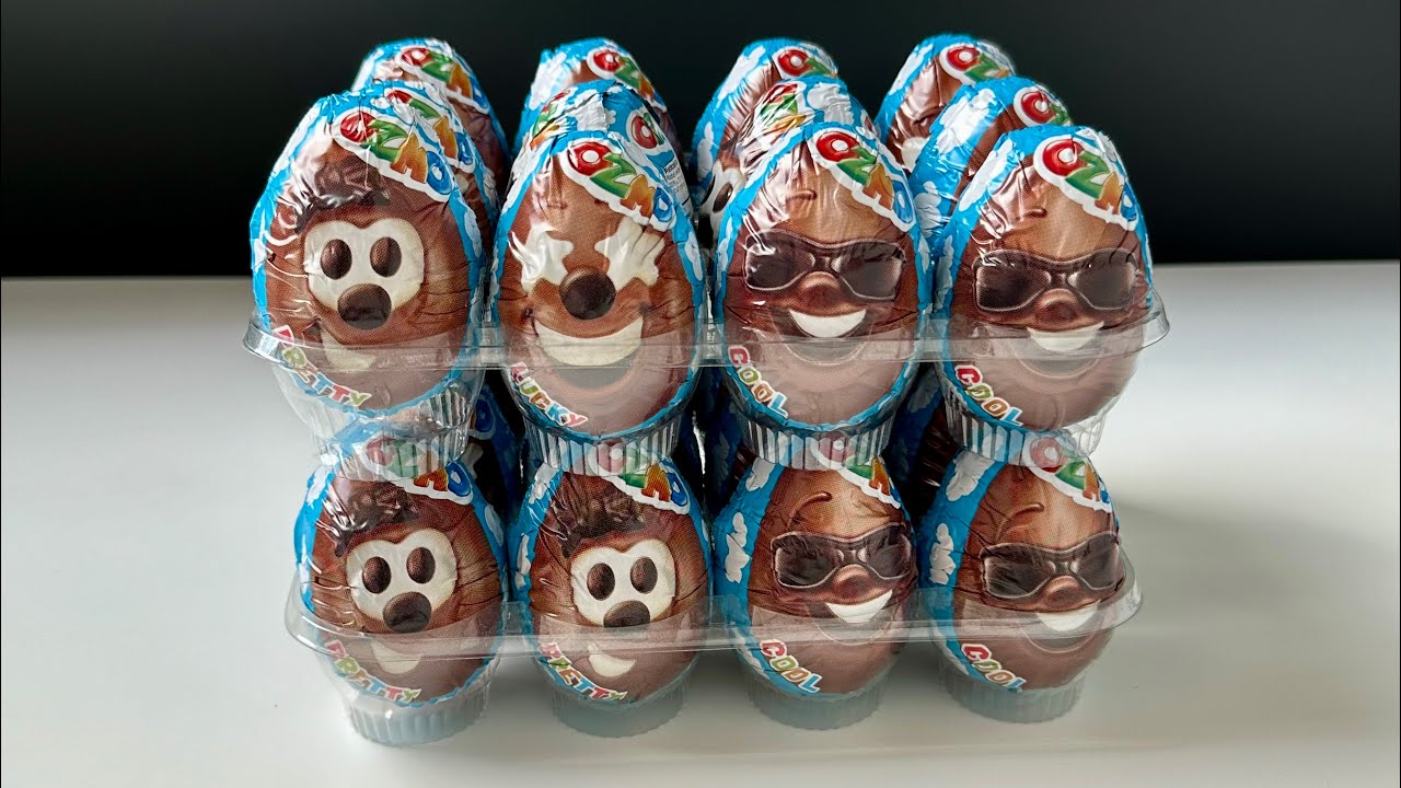 Ozmo Egg Unboxing Yummy Satisfying - Kinder Surprise ASMR.