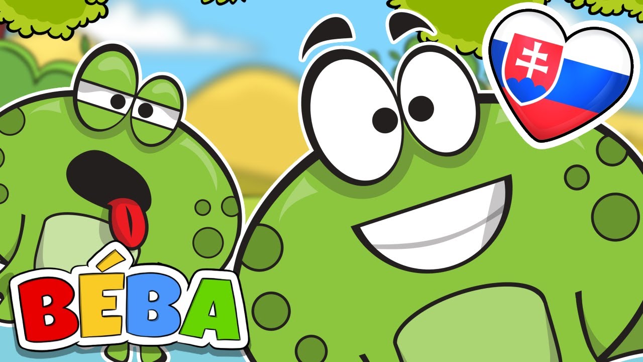 PÄŤ ŽABIEK V ZÁHRADE | Slovenské detské pesničky | BÉBA