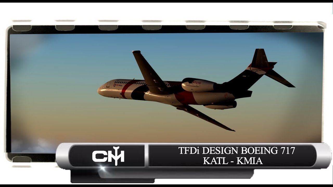 [P3D V4.1] TFDi Design Boeing 717 | Full Flight Tutorial | With True Glass | KATL to KMIA