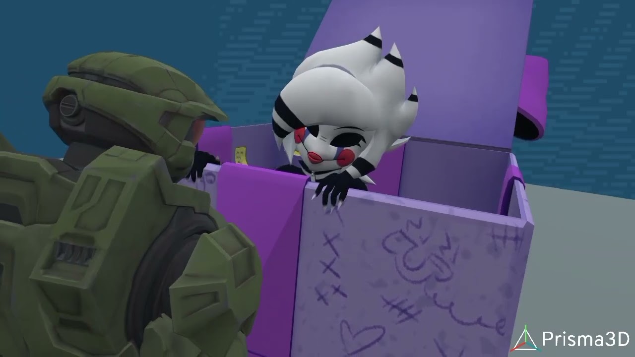 (P3d/FNIA animation) Marie y Master se encuentran | Marie and Master meet