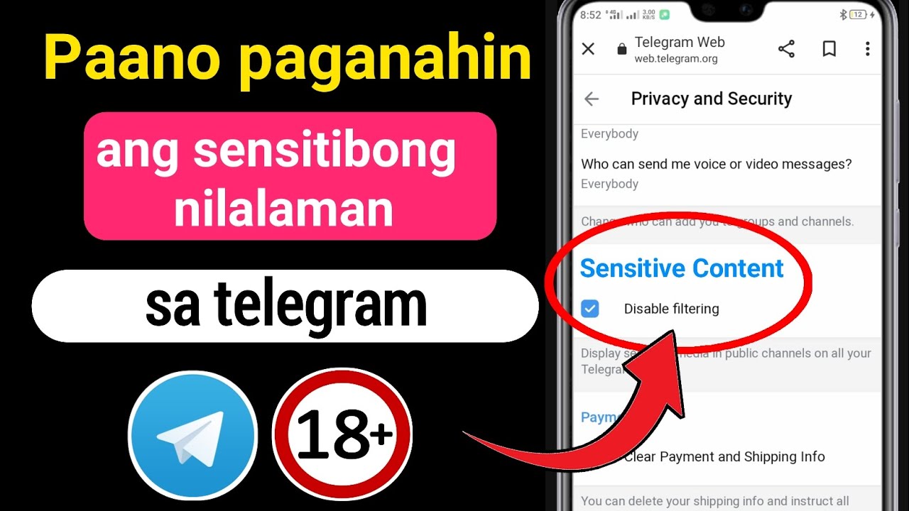 Paano Paganahin ang Sensitibong Nilalaman sa Telegram (Bagong Update 2023)