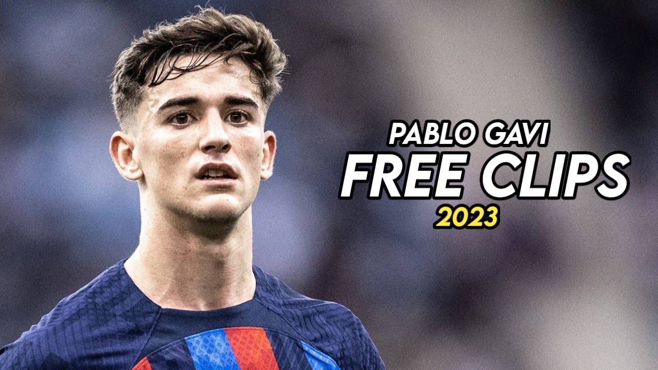 Pablo Gavi - 4k Clips For Edits - Free Clips 2023 - Skills & Goals & Scene Pack | No Watermark FCB
