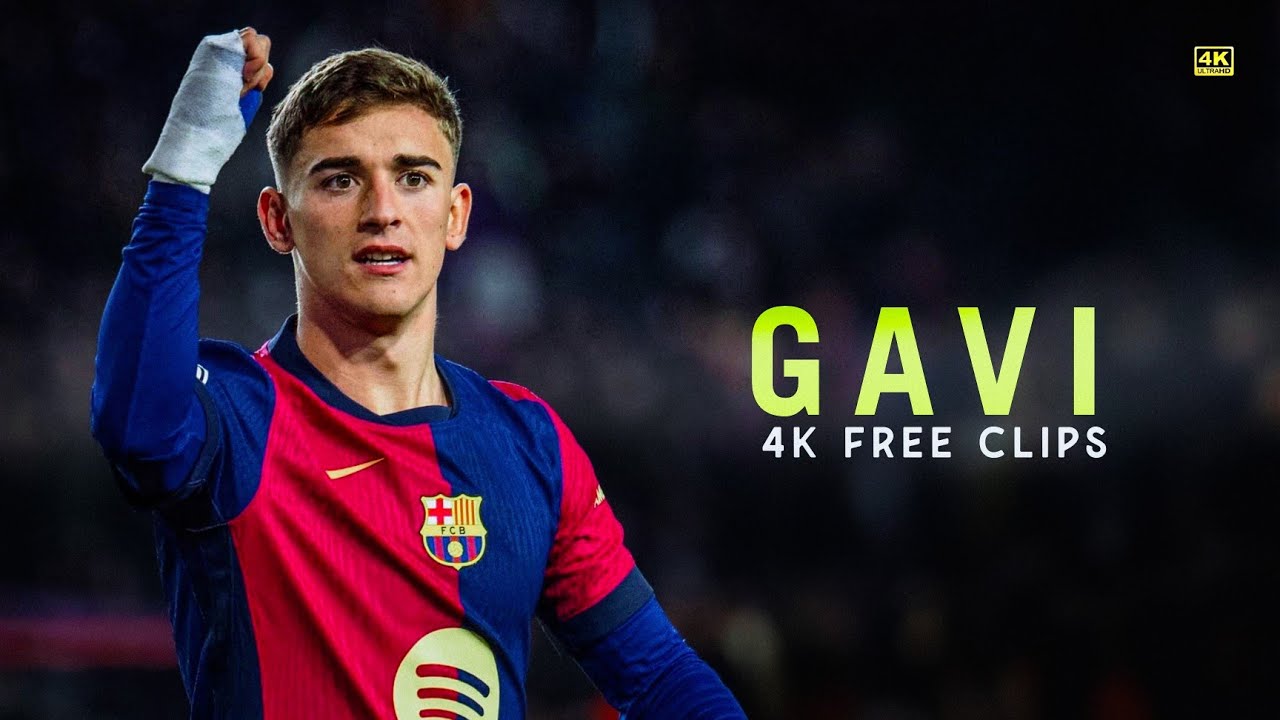 Pablo Gavi 4K Free clips For Edits • Free Scene Pack + No Watermark 2160p | D74 Edits 2.0