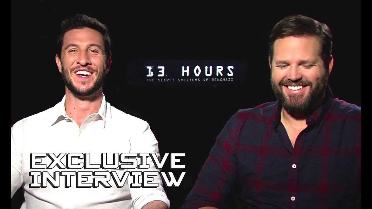 Pablo Schreiber & David Denman Exclusive Interview - 13 HOURS: THE SECRET SOLDIERS OF BENGHAZI
