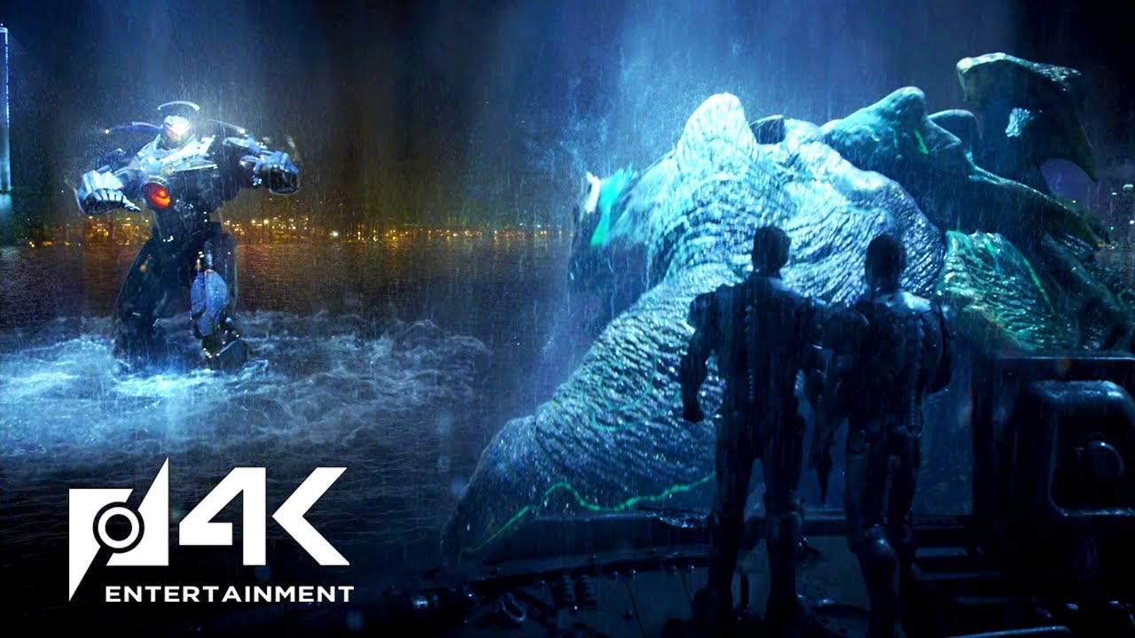 PACIFIC RIM (2013): Gipsy Danger vs Leatherback | CLIP