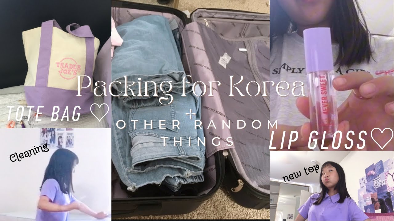 Packing for Korea ₍ᐢ｡ ˕ ｡ᐢ₎♡ + other random things .₊̣̇.🎀