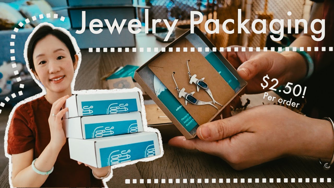 Packing jewelry orders & where I get my packaging supplies!