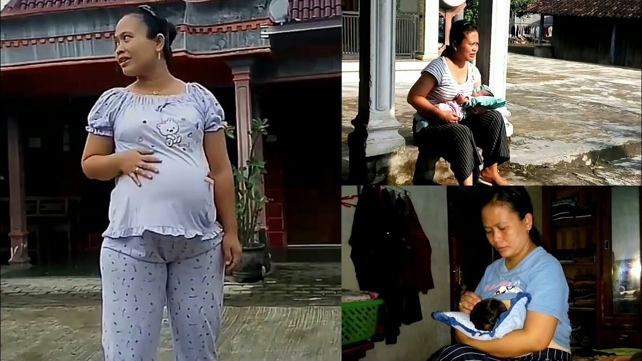 Pagi - pagi Dede habis berjemur minta nyusu || ibu menyusui
