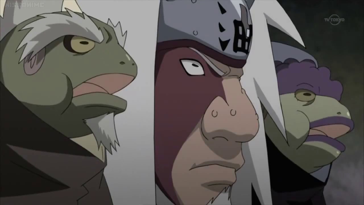 Pain VS Jiraya English sub  Full fight