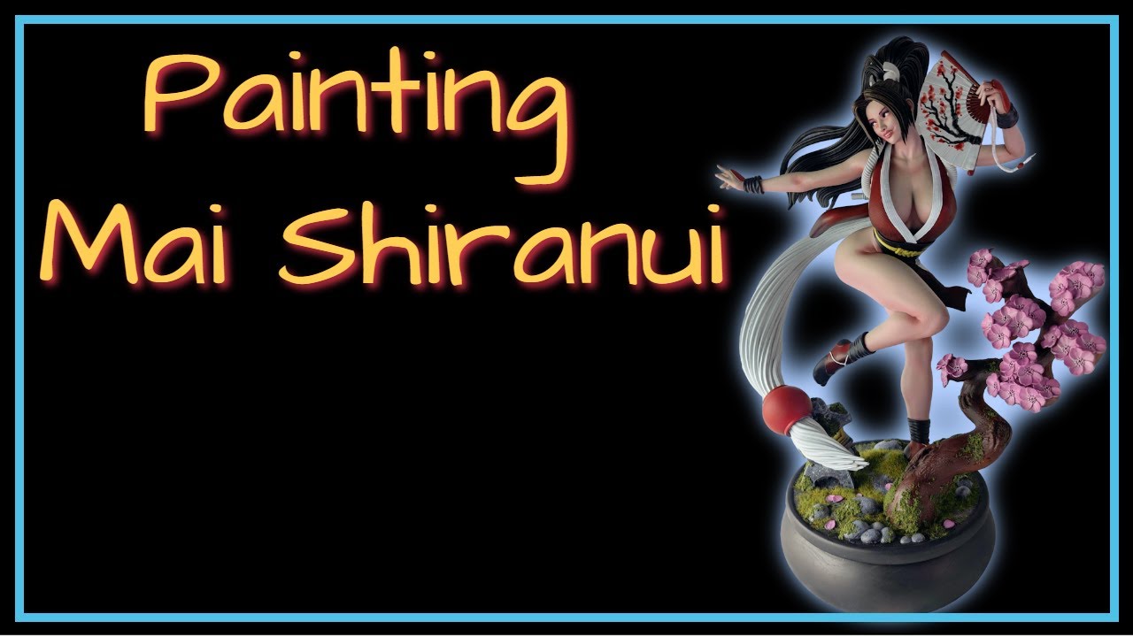 Painting Mai Shiranui from The King of Fighters!