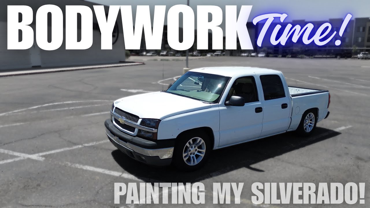 Painting my Silverado! Bed prep