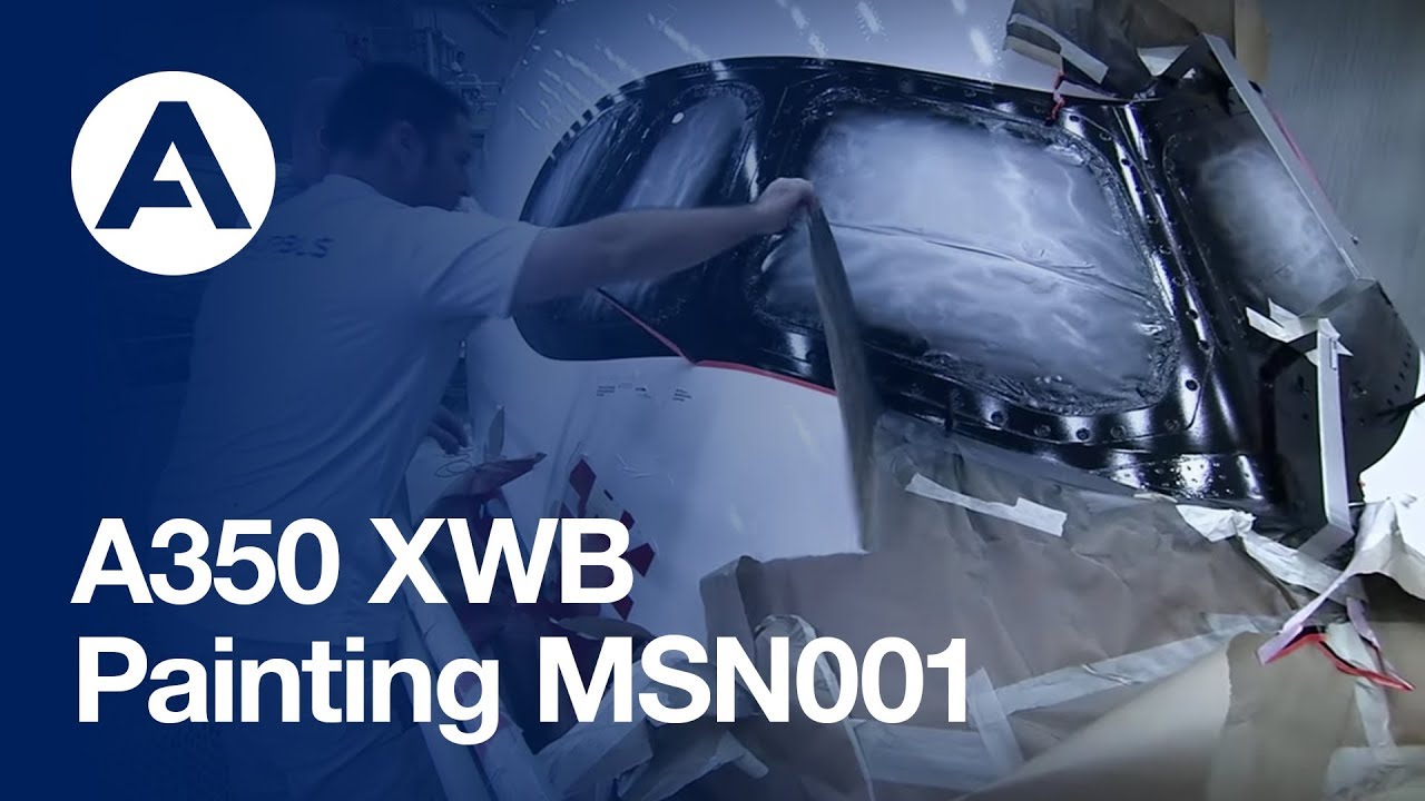 Painting the A350 XWB for flight