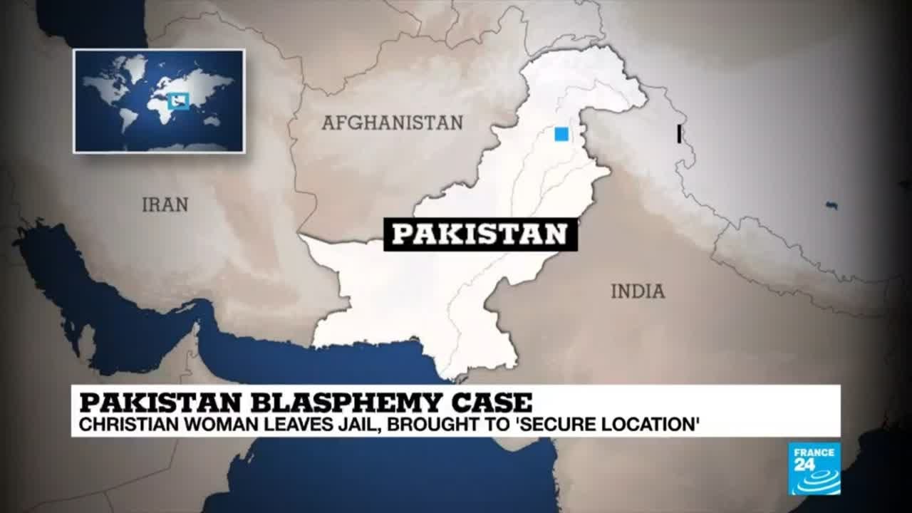 Pakistan blasphemy case: Asia Bibi brought to 'secure location'