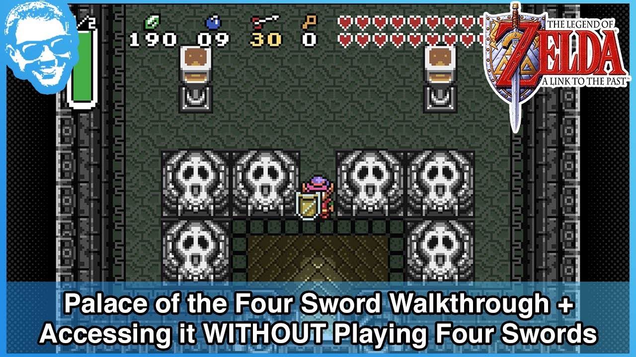Palace of the Four Sword - Glitch Dungeon Access & Walkthrough - A Link to the Past Four Swords GBA