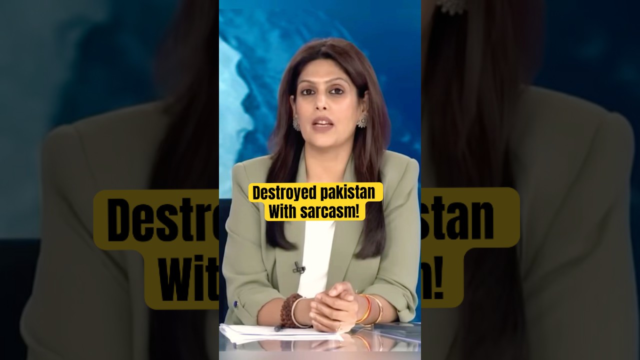 Palki Sharma destroyed pakistan with her sarcasm! #roast #memes #funny