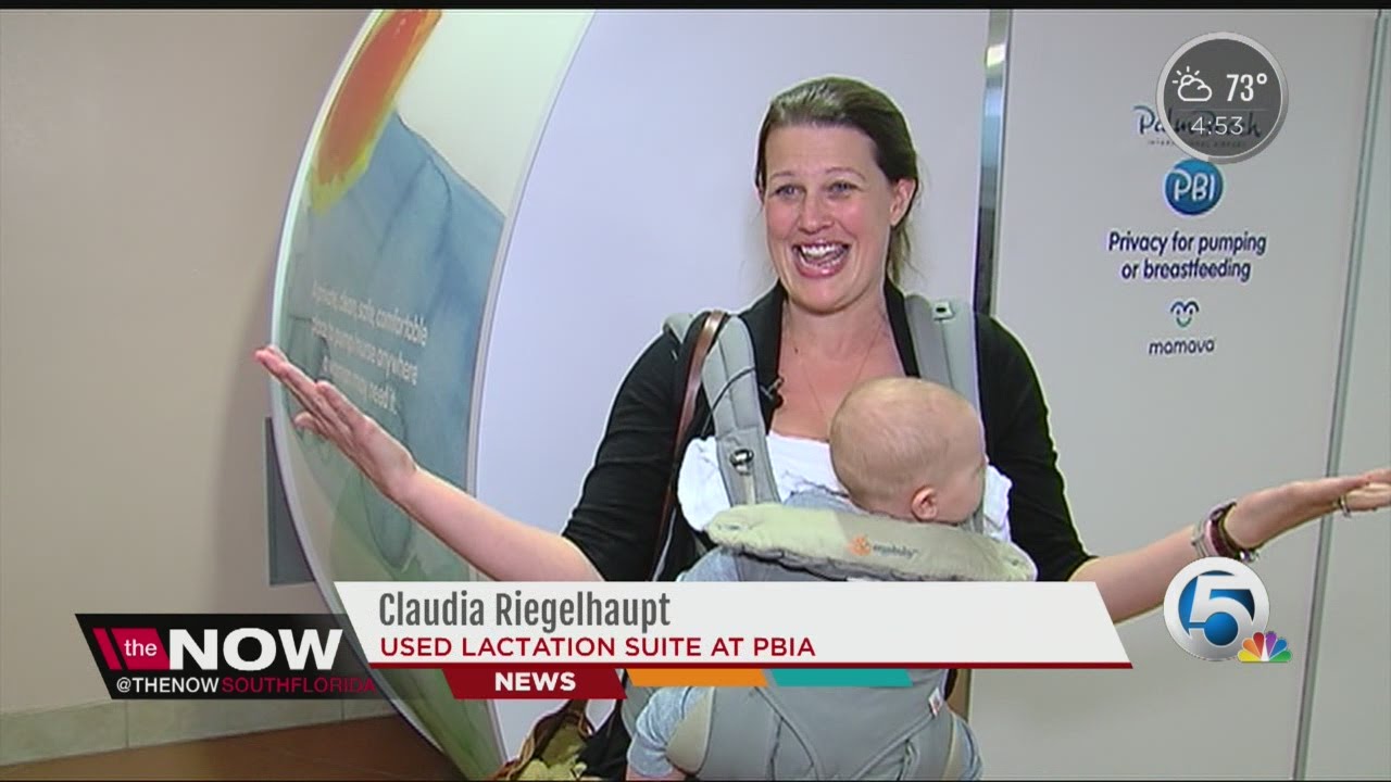 Palm Beach International Airport adds lactation suite for breastfeeding mothers