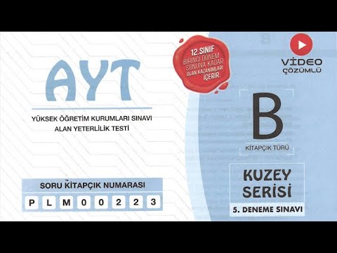 Palme kuzey serisi ayt 5 / Biyoloji Çözümleri