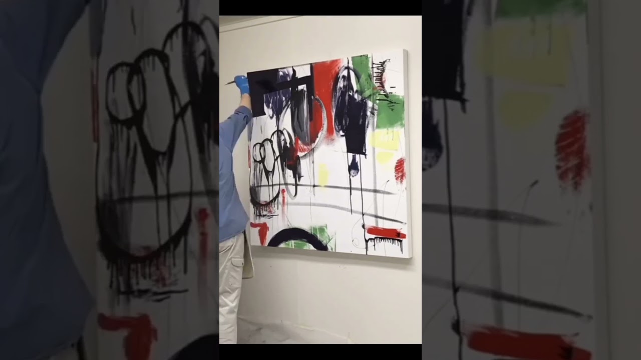 Pamela Caughey - Art Demo #shorts #viral #fyp #artwork #paintingtutorial