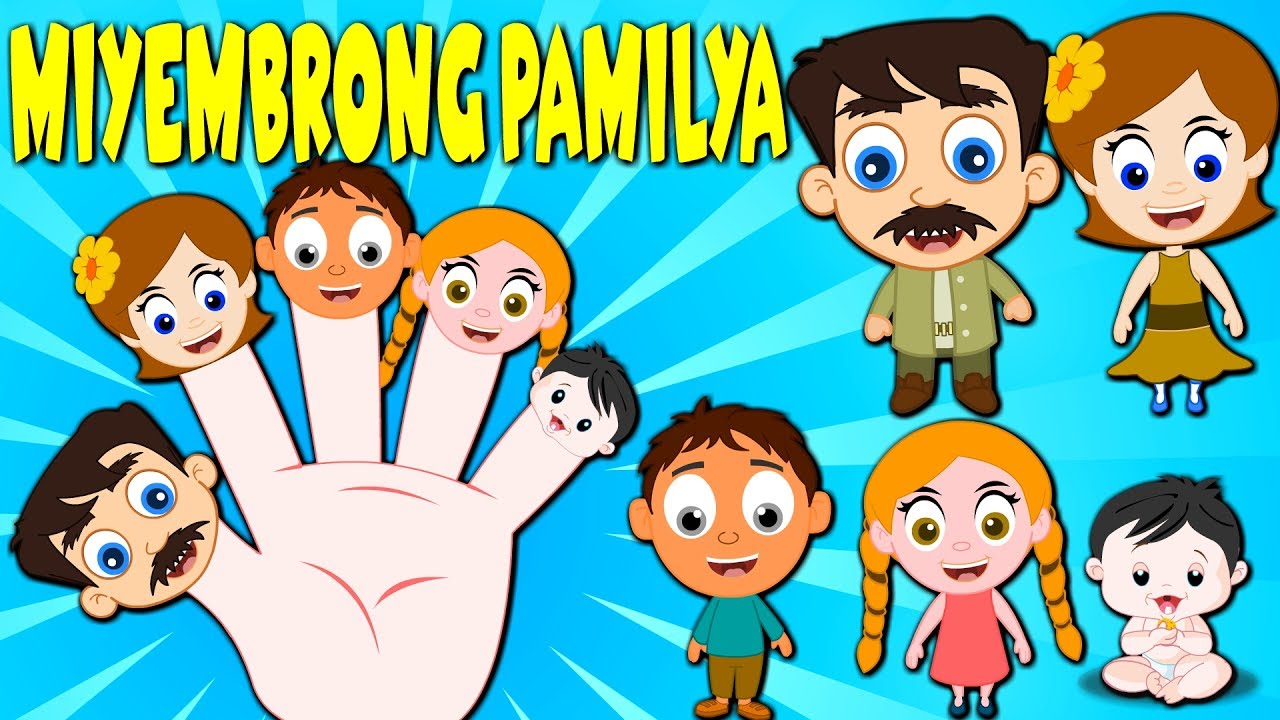 Pamilyang Daliri | Finger Family in Tagalog | Awiting Pambata Tagalog