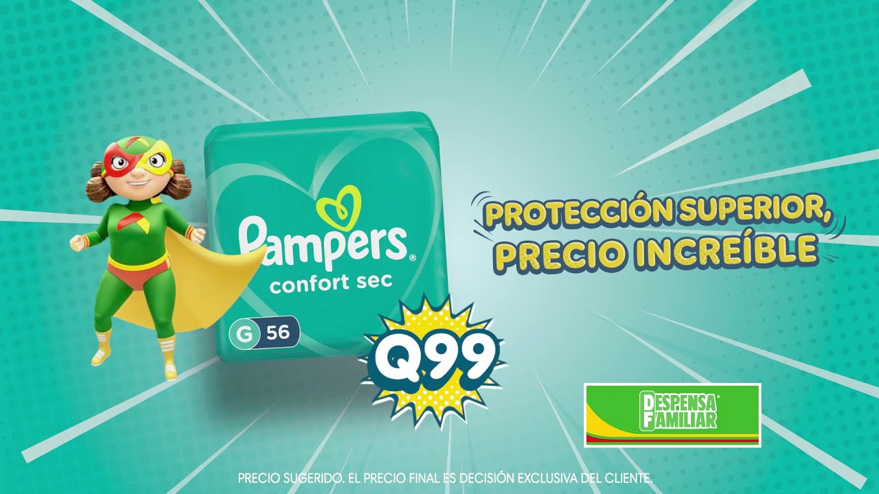 Pampers Confort Sec - Precio Increible - Guatemala
