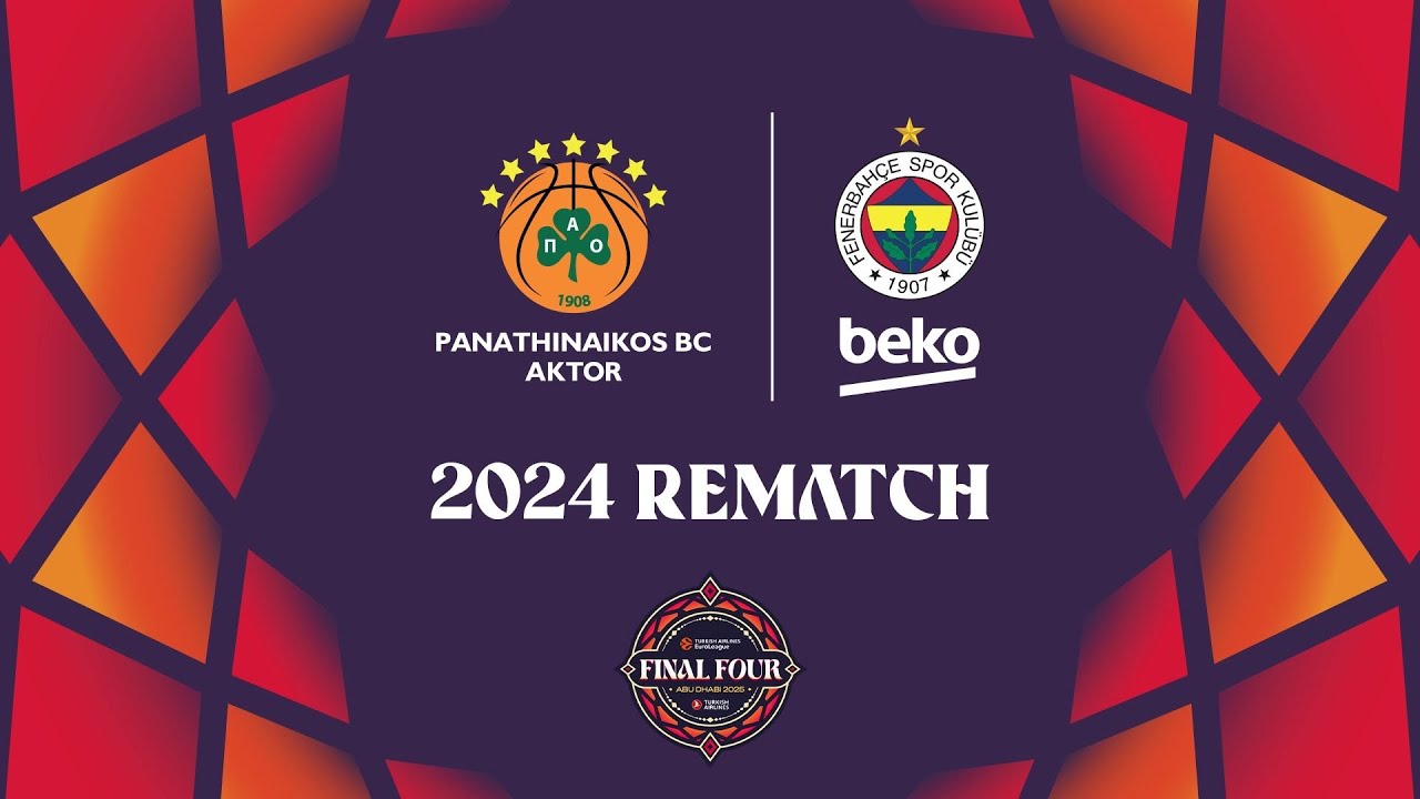 Panathinaikos vs Fenerbahce FINAL FOUR Semi Final EUROLEAGUE FULL GAME 2023-24